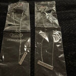 2 Paparazzi necklace/earring sets